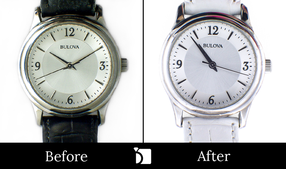 Before & After #22 Bulova Watch Timepiece Serviced by Premier Watch Band Replacement
