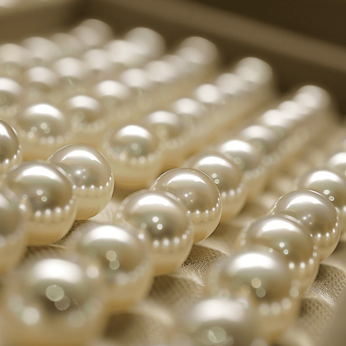 Photo of cultured pearls