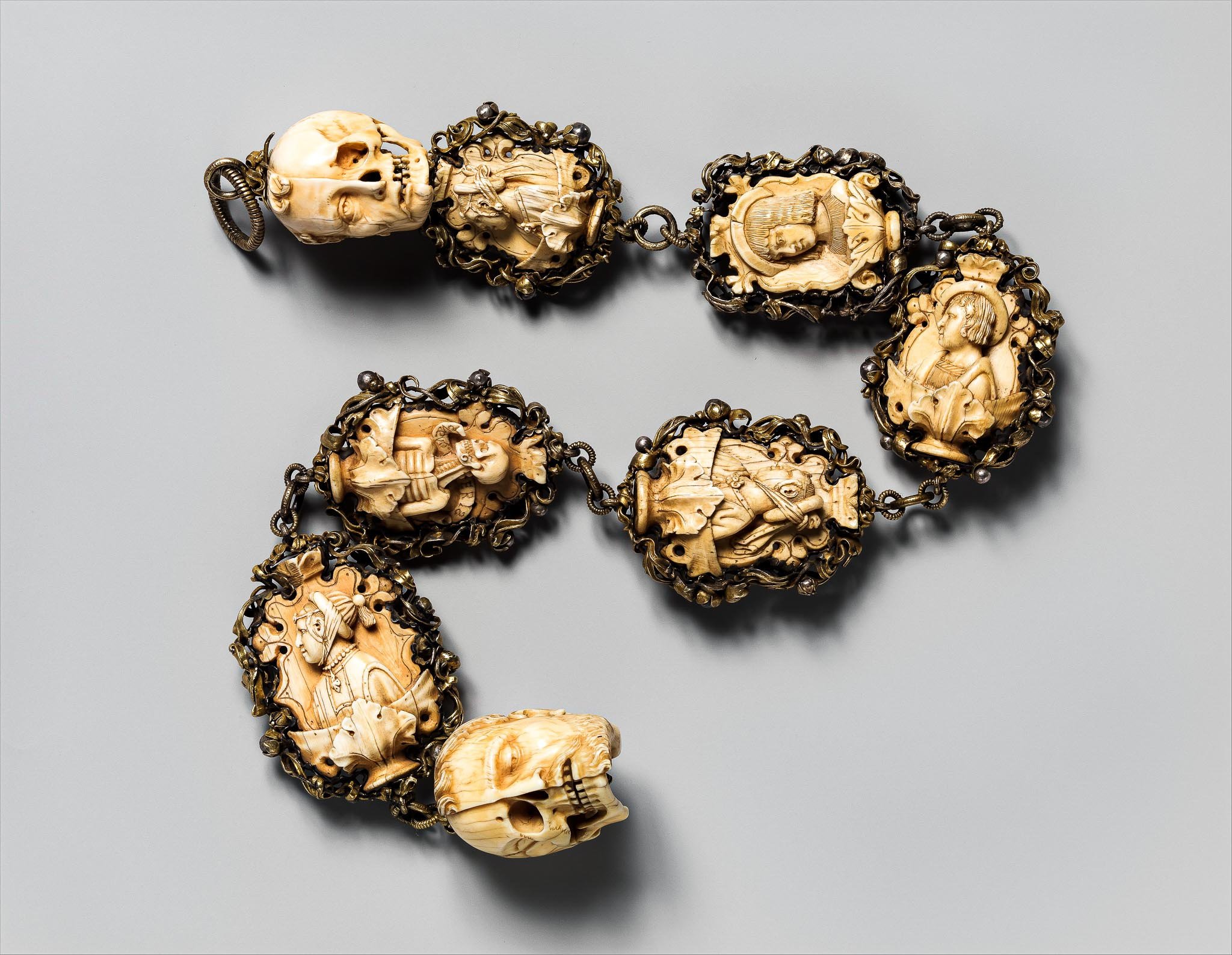 Image showing Momento Mori Rosary - Met Museum