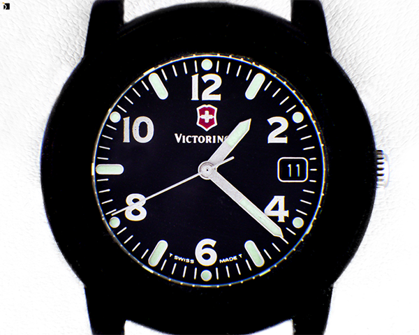 Image Showcasing After #6 of a Victorinox Watch Timepiece Getting Watch Restoration Through Premier Watch Repair Services and Crystal Replacement by My Jewelry Repair Certified Watchmakers