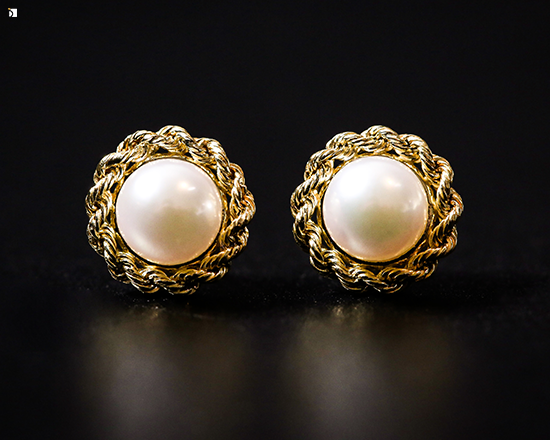 Restored Serviced Pearl Earrings