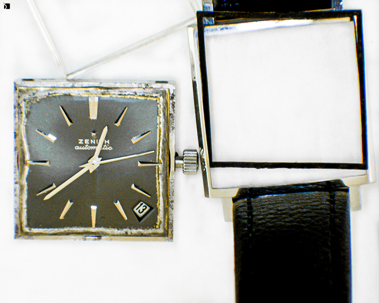 Before #130 Vintage Zenith Automatic Watch Prior to Getting Serviced and Restored