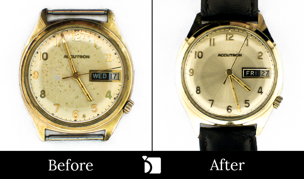 Before & After #87 1970 Bulova Accutron Timepiece Receives Premier Vintage Watch Restoration
