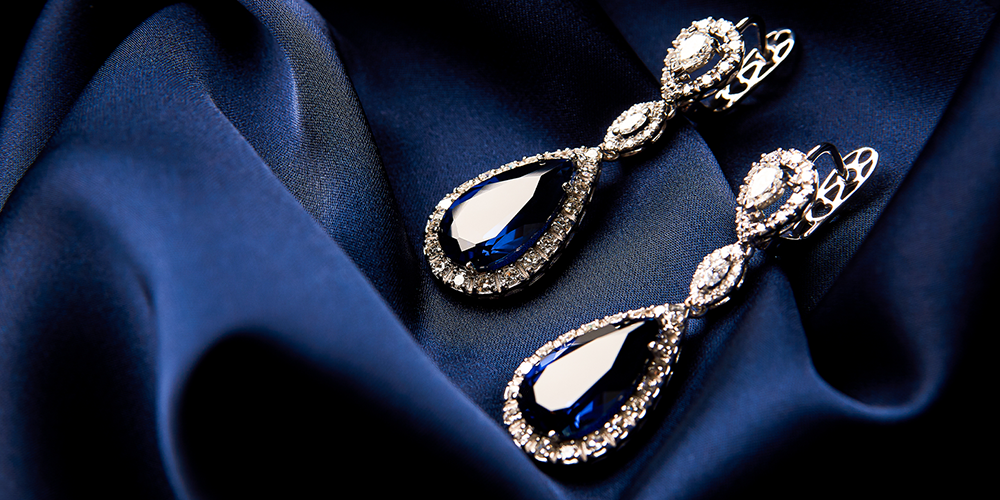 Restored Fine Jewelry Sapphire Earrings by Master Jewelers