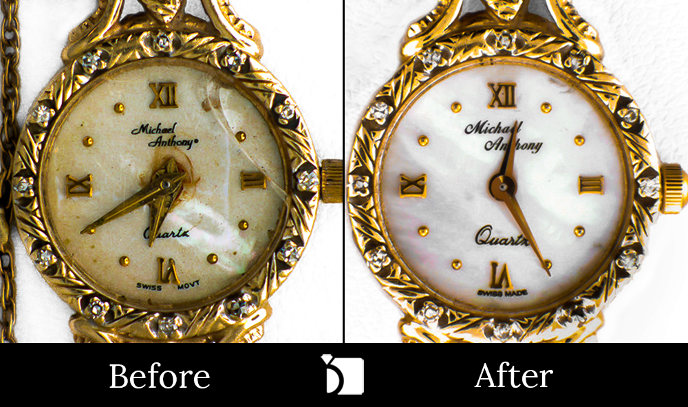 Before & After #41 Michael Anthony Quartz Movement Professional Watch Servicing