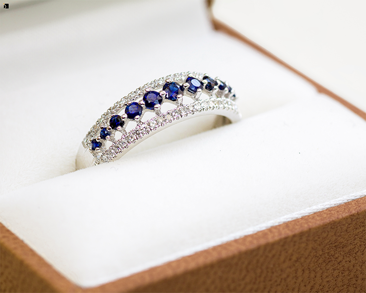 Restored Sapphire Ring Band