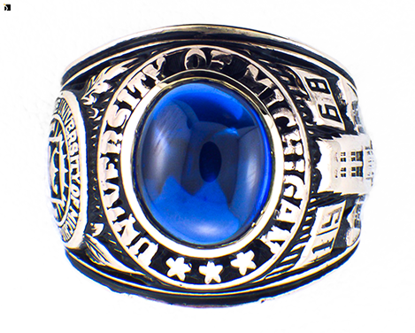 After #24 Class Ring Gemstone Replacement Receiving Premier Ring Restoration Services