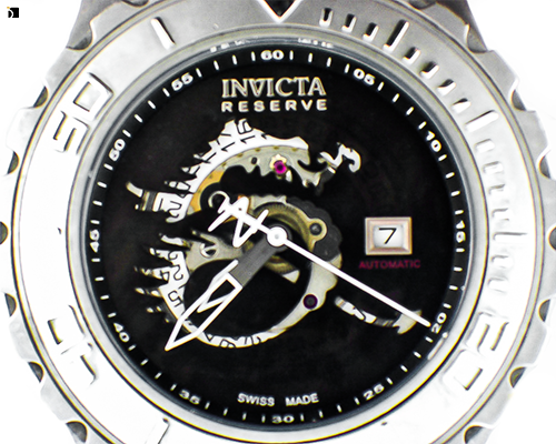 After #43 Rare Collector's Invicta Reserve Timepiece Serviced by Certified Watchmakers