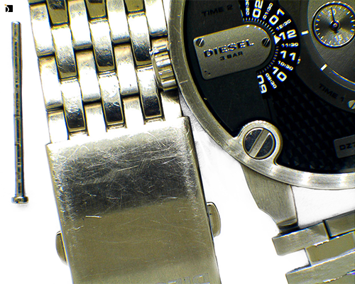 Before #45 Diesel Watch Timepieces Parts Arrived at Our Watch Repair Service Center