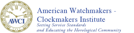AWCI American Watchmakers- Clockmakers Institute logo