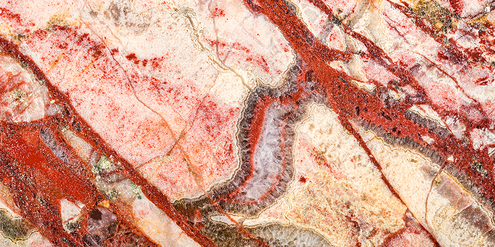 Close Up of Jasper Gemstone Texture February Birthstone