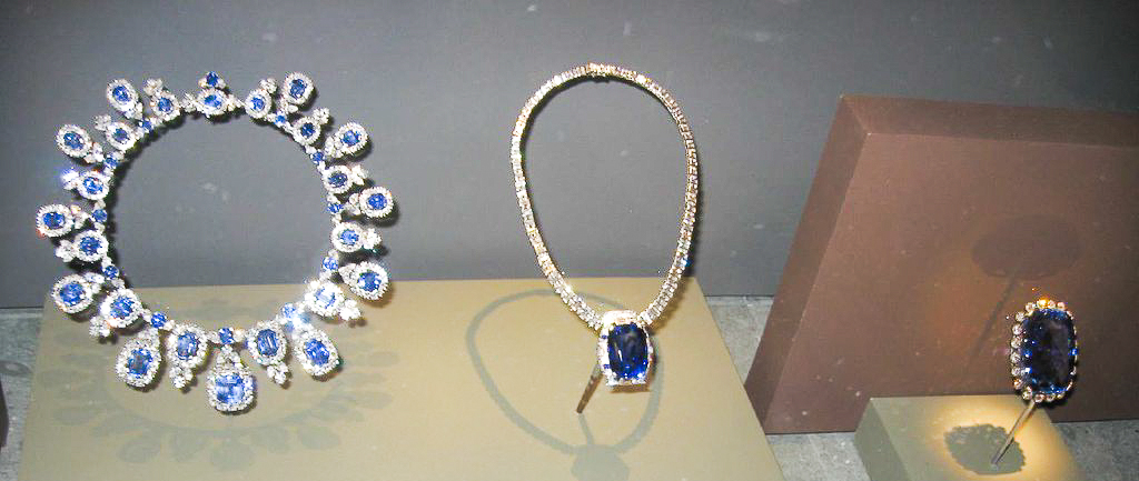 Image showcasing Cartier sapphire and diamond jewelry designed in the 1930s