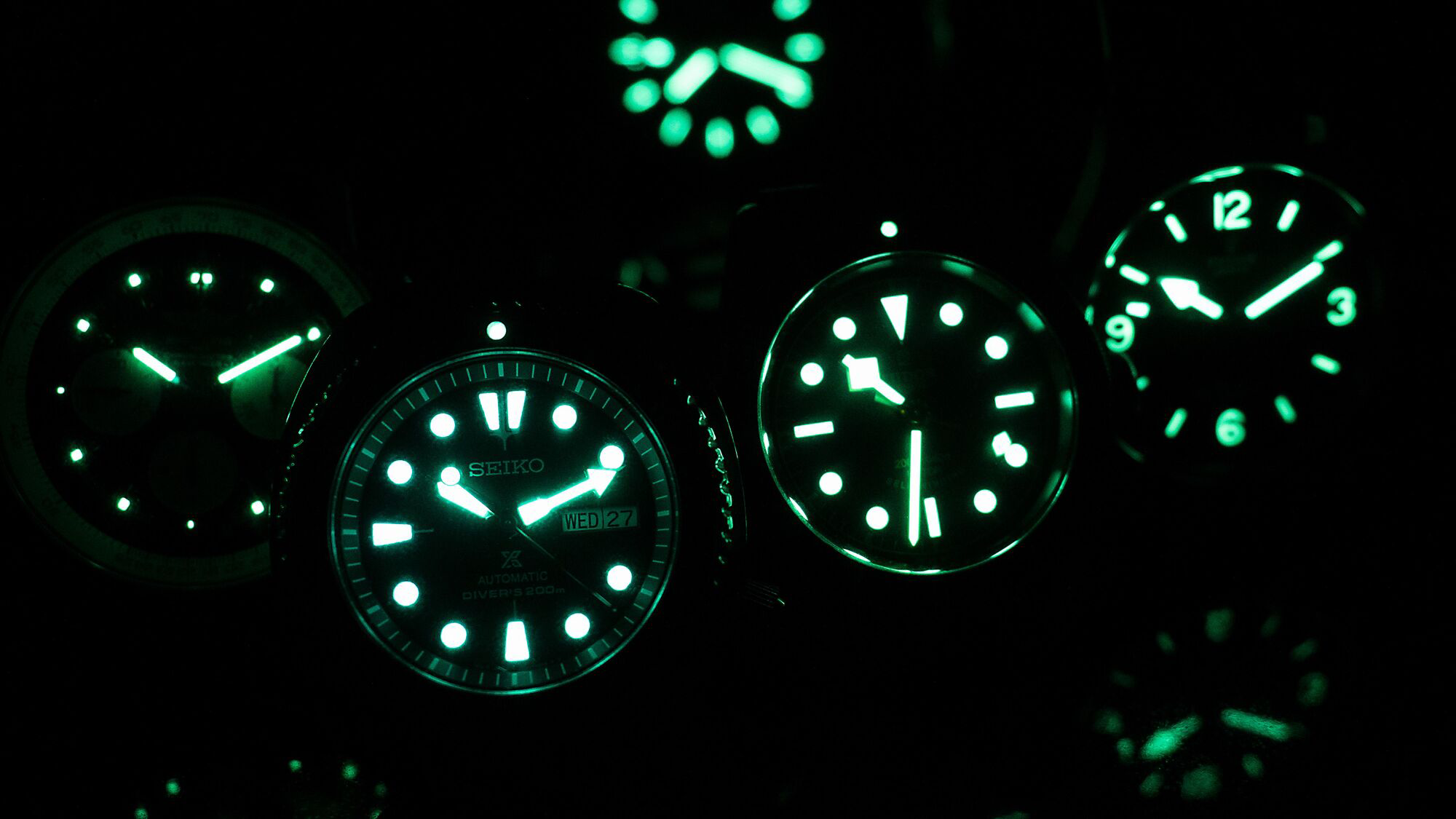 Hodinkee Luminous Dials Glow Watches Feature