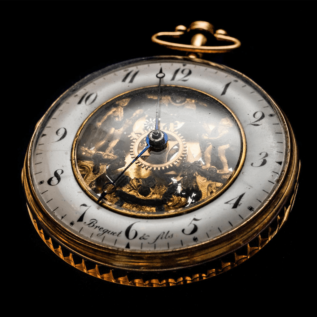 Image showing Breguet skeleton pocket watch