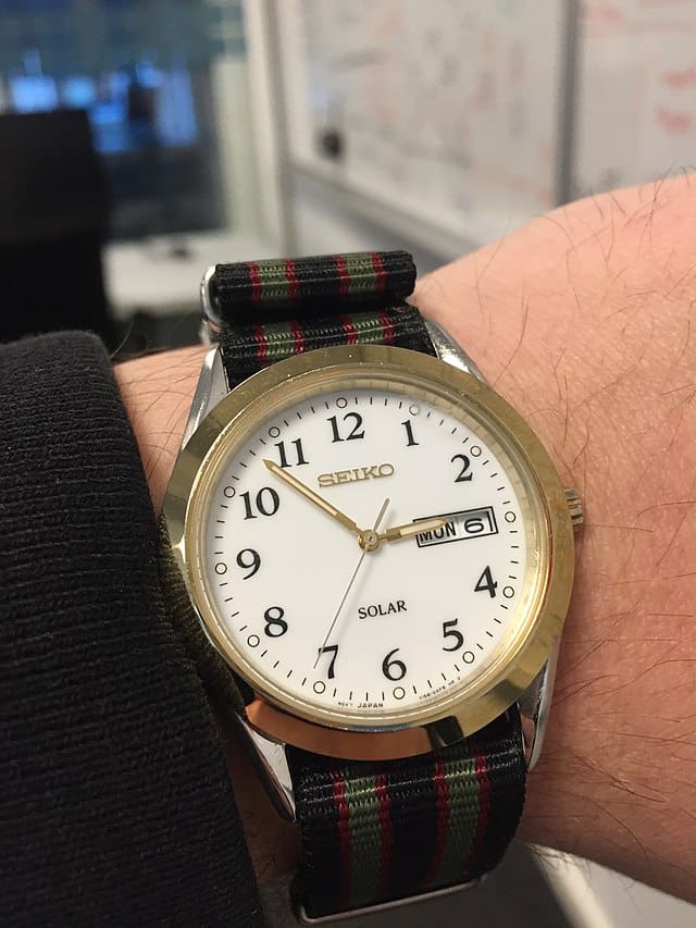 Image showing seiko solar watch